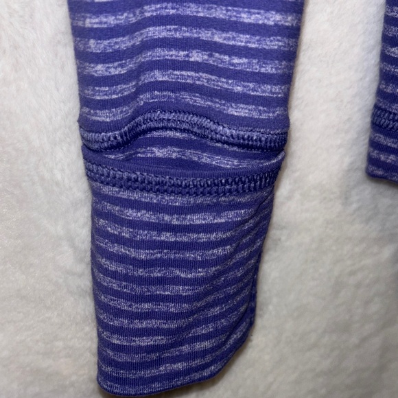 Lululemon Athletica Purple Striped Pullover - Picture 8 of 11
